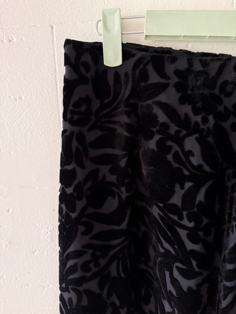 Vintage Y2K Burnout Velvet Maxi Dress Whimsygoth Witchy Grunge | Medium - Picture 6 of 16